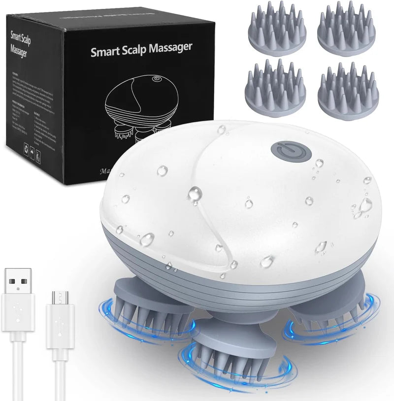 Smart Scalp Massager – Rechargeable Head & Body Massager