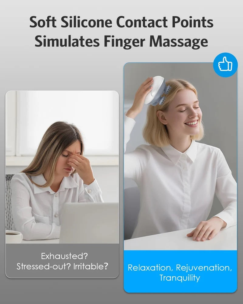 Smart Scalp Massager – Rechargeable Head & Body Massager